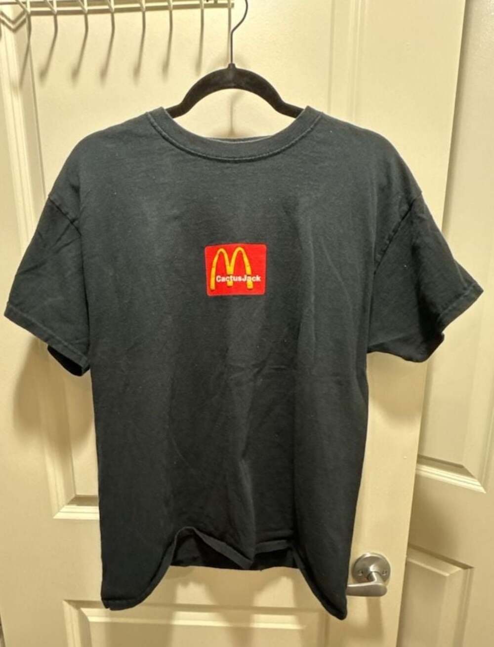 Travis Scott x McDonald's Cactus Jack Sesame T-Shirt Black Size M